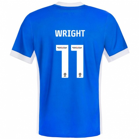 Kandiny Kinder Scott Wright #11 Blau Weiß Heimtrikot Trikot 2024/25 T-Shirt