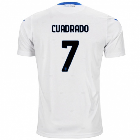 Kandiny Damen Juan Cuadrado #7 Weiß Auswärtstrikot Trikot 2024/25 T-Shirt