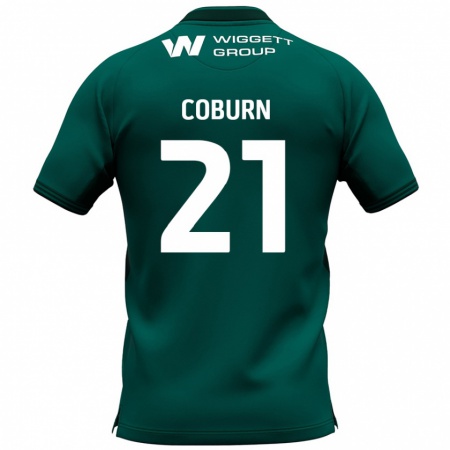 Kandiny Damen Josh Coburn #21 Grün Auswärtstrikot Trikot 2024/25 T-Shirt