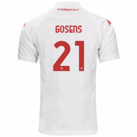 Kandiny Damen Robin Gosens #21 Weiß Auswärtstrikot Trikot 2024/25 T-Shirt